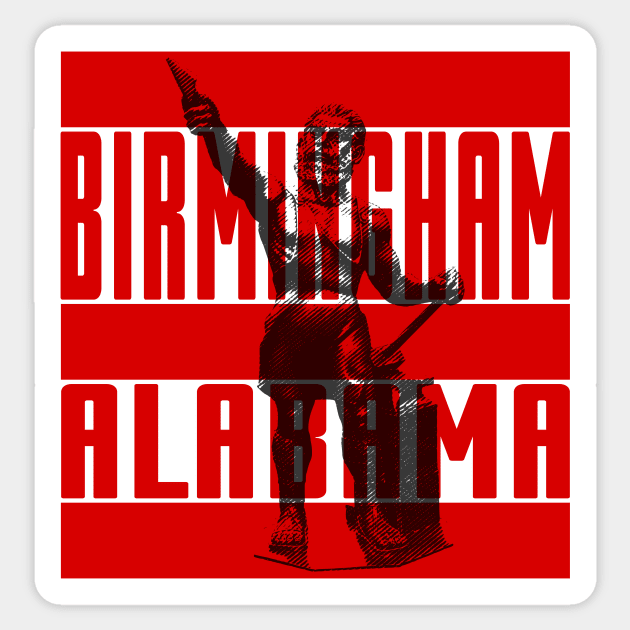 Birmingham, AL Vulcan Sticker by DonDota